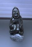 Signed Vintage Soapstone Inuit Carving Sculpture