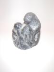 Hand Carved Soapstone Beaver with Baby 3"x3"x2.75