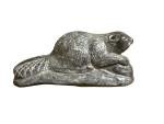 Al Wolf Beaver Soapstone Carving from Canada