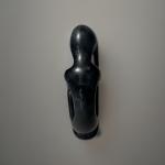 Soapstone Thinking Human Figure Sculpture from Kenya
