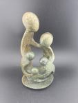 T Medziso Family Stone Sculpture - Soapstone Art
