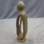 Parent and Child Embracing Soapstone Sculpture
