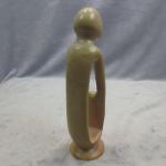 Parent and Child Embracing Soapstone Sculpture