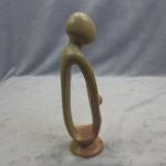 Parent and Child Embracing Soapstone Sculpture