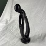 Soapstone Mother and Child Sculpture - 11.5