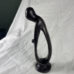 Soapstone Mother and Child Sculpture - 11.5