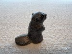 Inuit Soapstone Carved Baby Beaver Sculpture