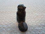 Inuit Soapstone Carved Baby Beaver Sculpture