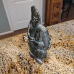Inuit Soapstone Human Figure Sculpture - Vintage Art