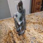 Inuit Soapstone Human Figure Sculpture - Vintage Art