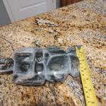 Inuit Soapstone Human Figure Sculpture - Vintage Art