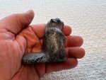 Inuit Soapstone Carved Baby Beaver Sculpture