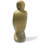 Kenyan Soapstone Heart Couple Sculpture, 6