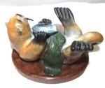 Signed Sea Otter Soapstone Carving from Alaska