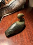 Inuit Soapstone Carving of Arctic Loon