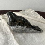 Inuit Seal Soapstone Carving - Vintage Small Piece