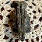 Mini Green Soapstone Alligator Figurine from Peru