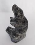 Vintage Soapstone Bear by Josie Papialuk 1975