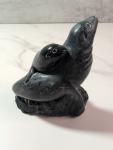 Wolf Soapstone Carving - 3.75" Inuit Art
