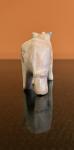 Vintage Soapstone Carved Rhinoceros Figurine 4.5”