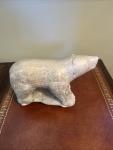 Inuit Soapstone Bear Sculpture - Vintage 4.5" H