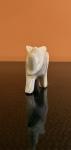 Vintage Soapstone Carved Rhinoceros Figurine 4.5”