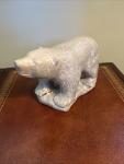 Inuit Soapstone Bear Sculpture - Vintage 4.5" H