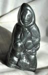 Vintage Inuit Soapstone Carving of Man
