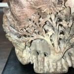 Antique Hand-Carved Chinese Soapstone Double Vase