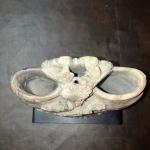 Antique Hand-Carved Chinese Soapstone Double Vase