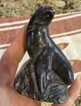Alaska Soapstone Seal Figurine - Inuit Style