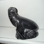 Alaska Soapstone Seal Figurine - Inuit Style