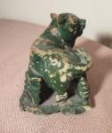 Hand-Painted Antique Chinese Soapstone Animal Statue