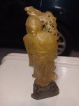 Shouxing Wise Man Soapstone Figurine - 8”