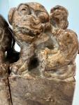 Chinese Soapstone Foo Dog Carved Seal Stamps
