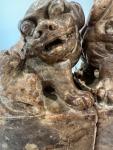 Chinese Soapstone Foo Dog Carved Seal Stamps
