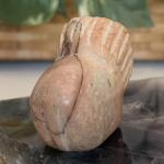 Kisii Soapstone Lion Figurine - 2” Cat Statue