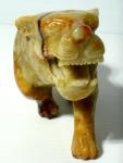 Vintage Asian Hand Carved Soapstone Tiger