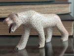 Cheetah Leopard Carved Design Soap Stone African Art Artisan Travel Animal Figur