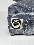 Vintage Canadian Inuit Carved Soapstone Bird Figurine Statue Signed