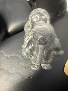 Vintage Eskimo Art Soapstone Carving from Canada