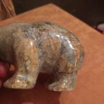 Inuit Carved Soapstone Bear by William Luke