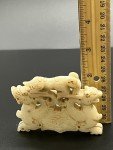 Handcarved Chinese Soapstone Dragon Figurines