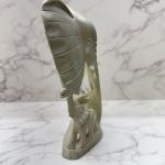 Soapstone Elephant Family Figurine from Kenya