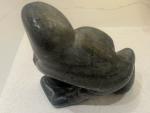 Inuit Soapstone Carving – Vintage Signed Piece
