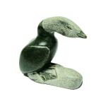 Handmade Inuit Bird Soapstone Carving by Allie