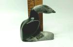 Handmade Inuit Bird Soapstone Carving by Allie