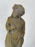 7.75" Vintage Chinese Soapstone Woman Figure Statue