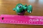 Green Soapstone Hippo Figurine, 3” x 1.5”
