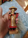 Vintage Soapstone Musician Sculpture Figure